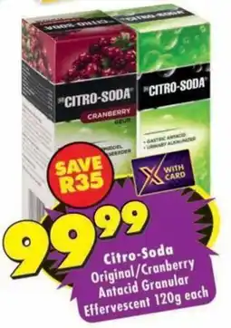 MediRite Citro-Soda Antacid Granular offer