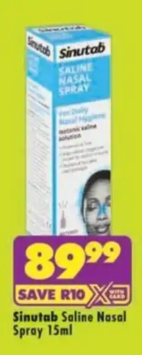 MediRite Sinutab Saline Nasal Spray offer