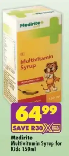MediRite Medirite Multivitamin Syrup for Kids offer