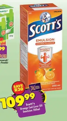 MediRite Scott's Orange Cod Liver Oil Emulsion offer