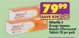 MediRite Efferflu C Orange Immune Booster Effervescent Tablets offer