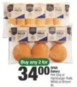 SuperSpar SPAR Bakery Hot Dog or Hamburger Rolls offer