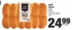 SuperSpar SPAR Bakery Mini White Hot Dog Rolls offer