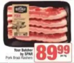 KwikSpar Your Butcher by SPAR Pork Bacon Rashers offer