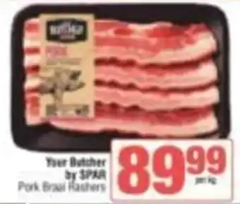 Your Butcher by SPAR Pork Bacon Rashers