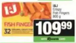 KwikSpar i&J Crispy Fish Fingers offer