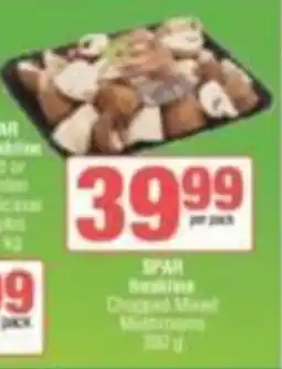 KwikSpar SPAR Premium Chopped Mixed Mushrooms offer