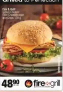 KwikSpar Fire & Grill Grilled Chicken Fillet Cheeseburger offer