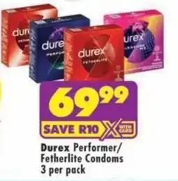 MediRite Durex Performer/Fetherlite Condoms offer