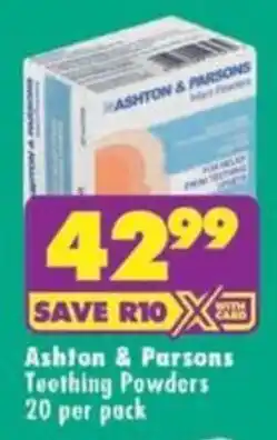 MediRite Ashton & Parsons Teething Powders offer