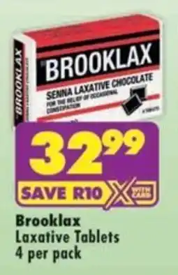 MediRite Brooklax Laxative Tablets offer