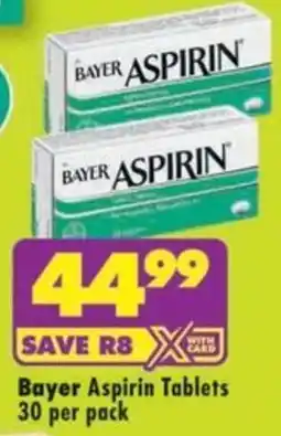 MediRite Bayer Aspirin Tablets offer