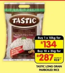 Shoprite TASTIC LONG GRAIN PARBOILED RICE offer