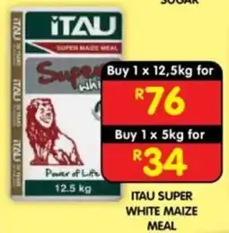Shoprite ITAU SUPER WHITE MAIZE MEAL offer
