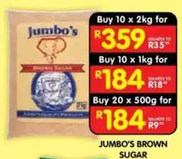 Shoprite JUMBO'S BROWN SUGAR offer