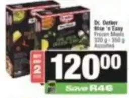 SuperSpar Dr. Oetker Nice 'n Easy Frozen Meals offer