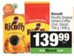 KwikSpar Nescafé Ricoffy Original Instant Coffee offer