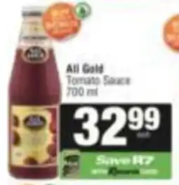 KwikSpar All Gold Tomato Sauce offer