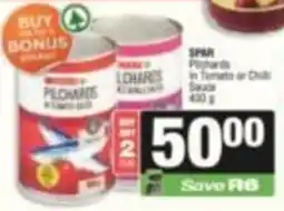 SuperSpar Pilchards in Tomato or Chili Sauce offer