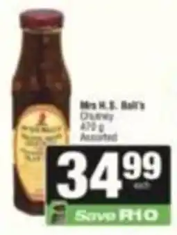 SuperSpar Mrs H.S. Ball's Chilli Sauce Assorted offer