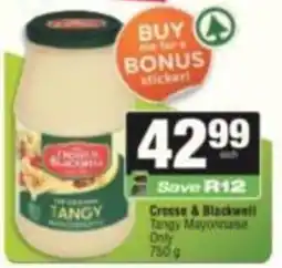 SuperSpar Crosse & Blackwell Tangy Mayonnaise offer
