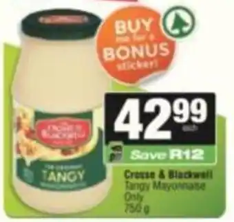SuperSpar Crosse & Blackwell Tangy Mayonnaise offer