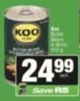 SuperSpar KOO Butter Beans offer