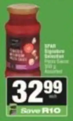 SuperSpar SPAN Signature Sweetened Pizza Sauce Assorted offer