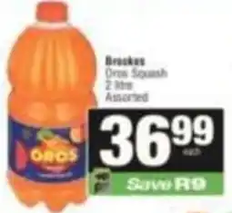SuperSpar Brookes Oros Squash Assorted offer