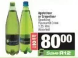 SuperSpar Appletiser or Grapetiser Sparkling Flavoured Drink Assorted offer