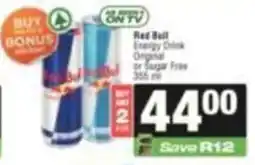 SuperSpar Red Bull Energy Drink Original or Sugar Free offer
