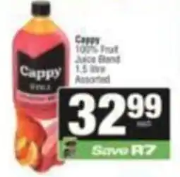 SuperSpar Cappy 100% Fruit Juice Blend Assorted offer