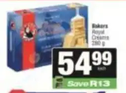 SuperSpar Bakers Royal Creams offer