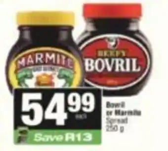 SuperSpar Bovril or Marmite Spread offer