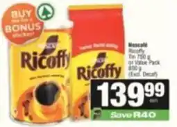 SuperSpar Nescafé Ricoffy offer