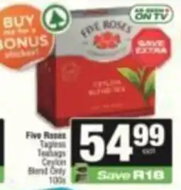 SuperSpar Five Roses Tagless Teabags Ceylon Blend offer