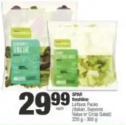 SuperSpar SPAR freshlike Lettuce Packs offer