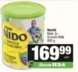 SuperSpar Nestle Nido 3+ Growth Milk offer
