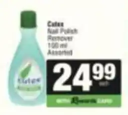 SuperSpar Cutex Nail Polish Remover Assorted offer