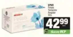 SuperSpar SPAR Petals Tampons Regular offer