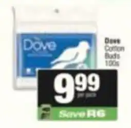 SuperSpar Dove Cotton Buds offer