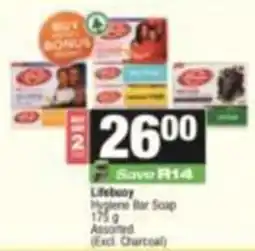 SuperSpar Lifebuoy Hygiene Bar Soap Assorted offer