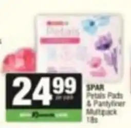 SuperSpar SPAR Petals Pads & Pantyliner Multipack offer
