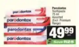 SuperSpar Parodontax Toothpastes Assorted offer