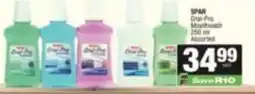 SuperSpar Oral-Pro Mouthwash Assorted offer