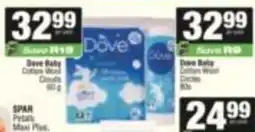 SuperSpar Dove Baby Cotton Wool Circles offer