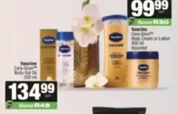 SuperSpar Vaseline Cera-Glow Body Cream or Lotion Assorted offer