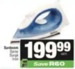 SuperSpar Sanbeam Spray Surge Iron offer