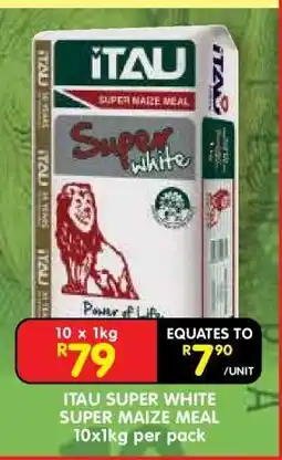 Shoprite ITAU Super White Super Maize Meal offer
