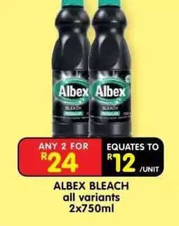 Shoprite ALBEX BLEACH offer